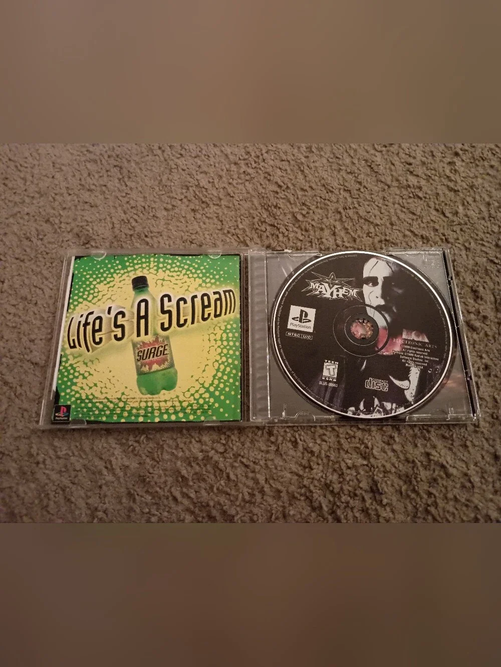 WCW Mayhem Playstation 1 COMPLETE PRE-OWNED